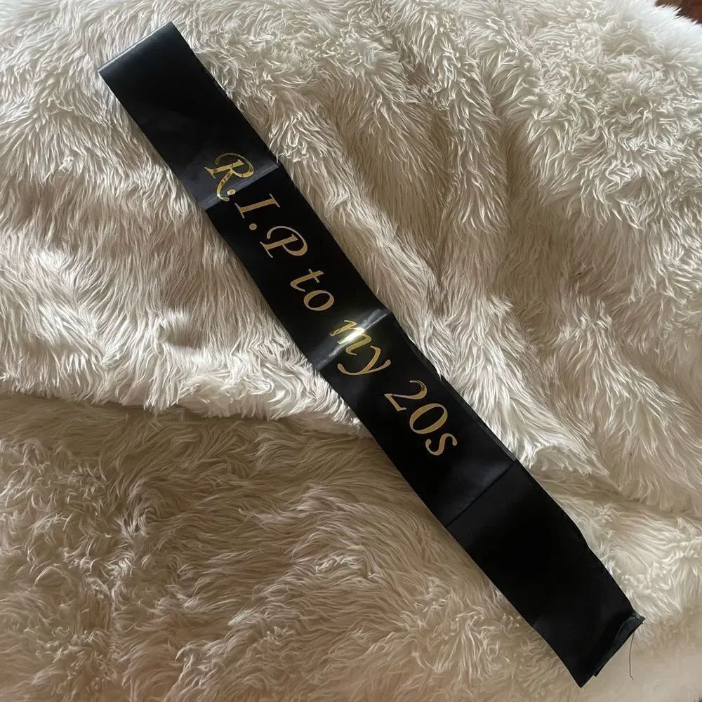 RIP 20s party sash
